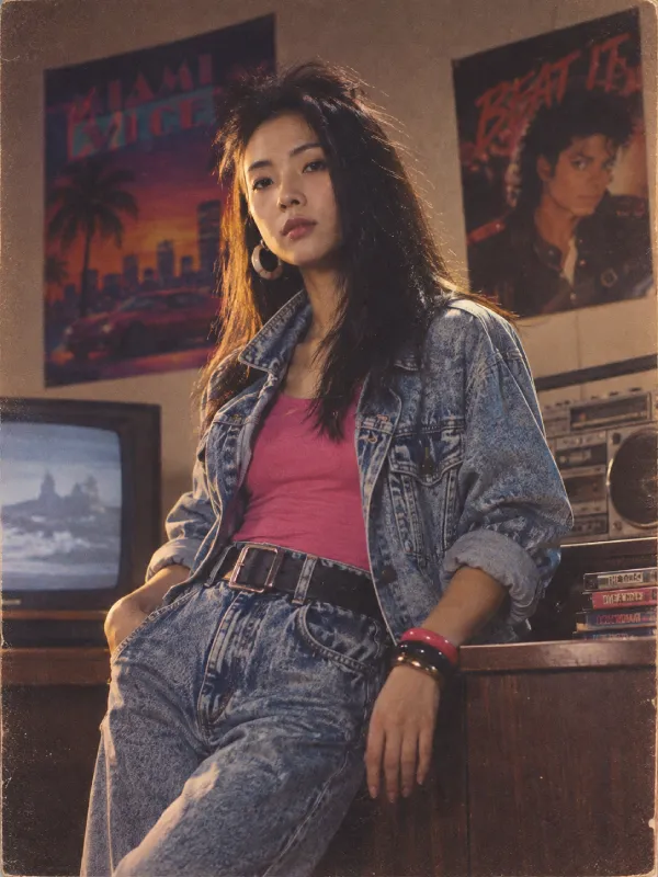 Placeholder 1980s-inspired AI photo showcase 1