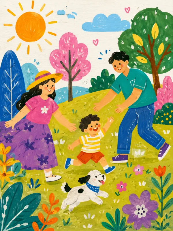 Colorful illustration used as a style showcase placeholder
