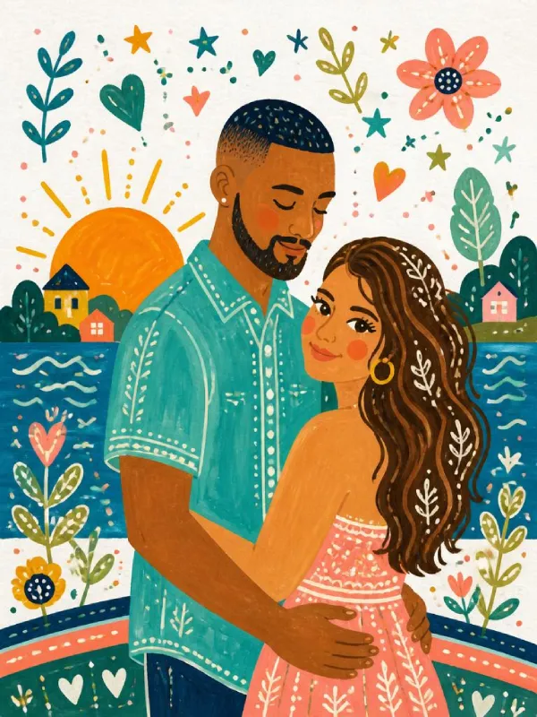 Colorful illustration used as a style showcase placeholder