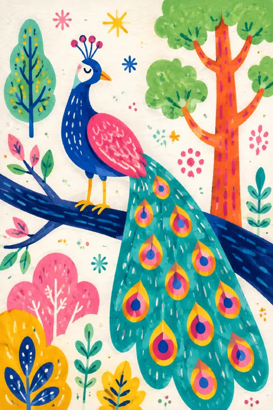 Colorful illustrated scene used as a style placeholder