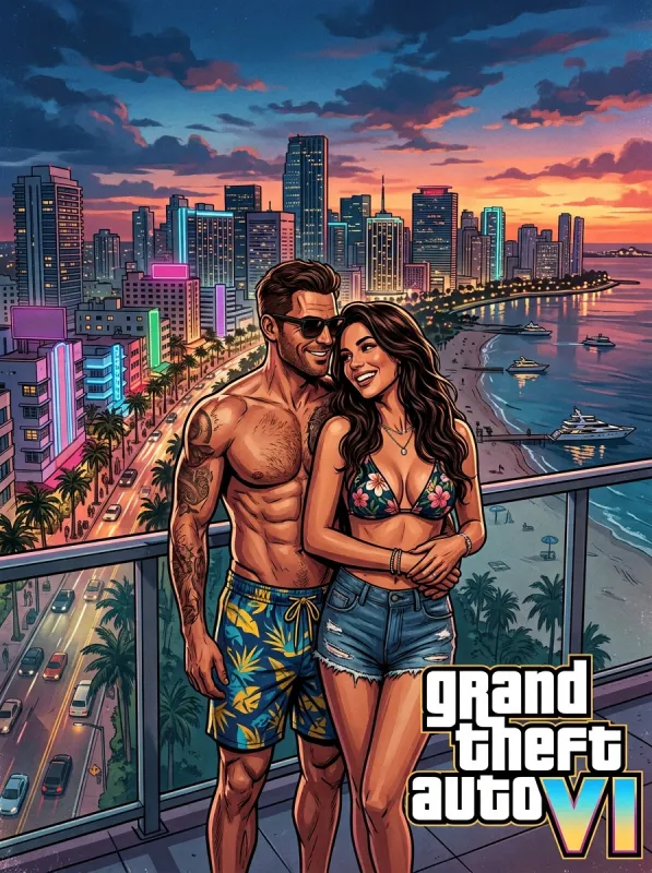 GTA VI-inspired showcase scene 2